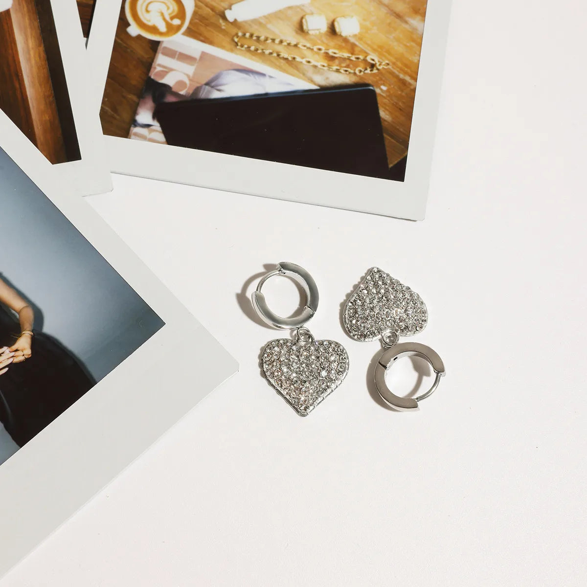 Lemonta • Aurora Heart Drop Earrings