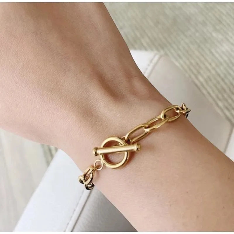 The Bold Lock Bracelet