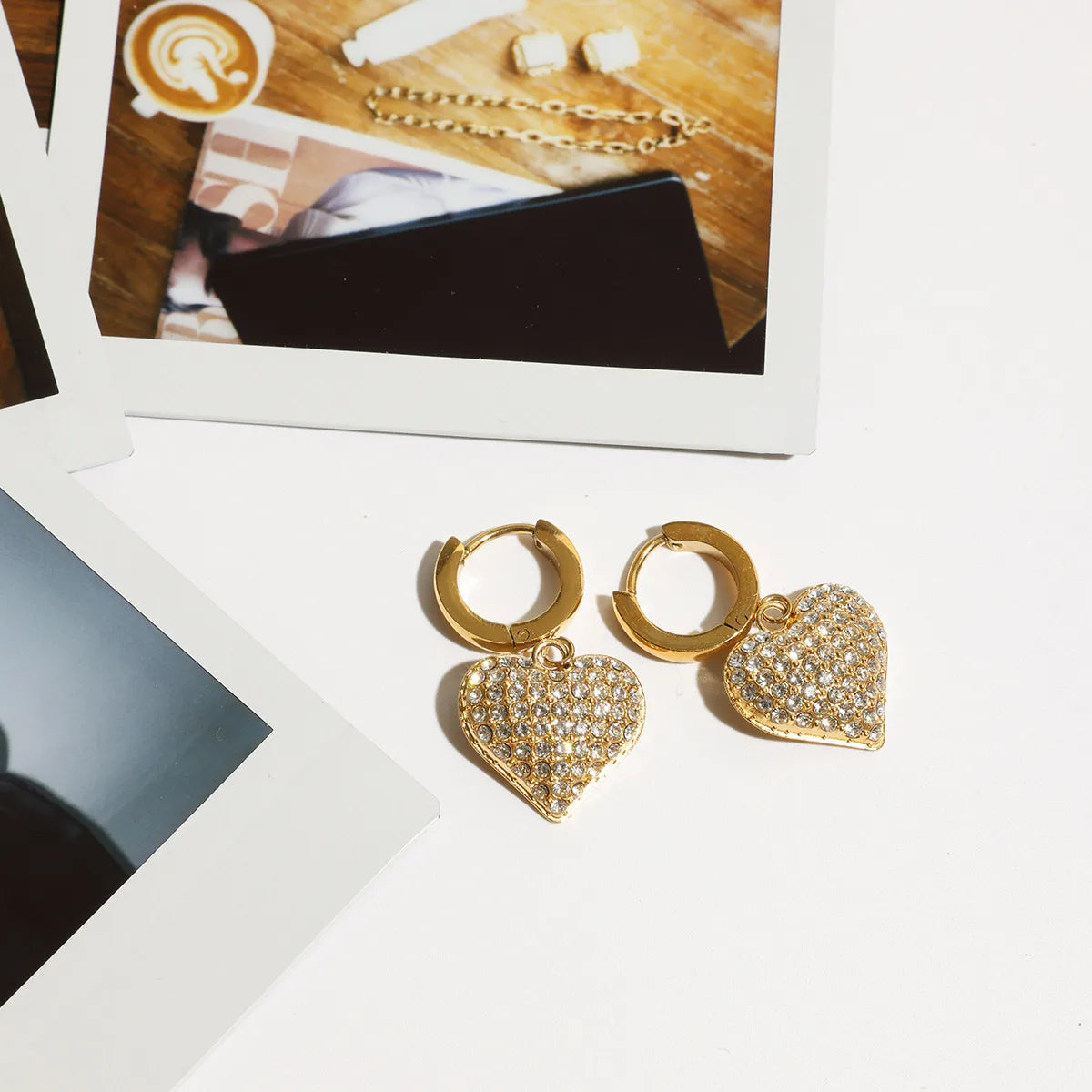 Lemonta • Aurora Heart Drop Earrings